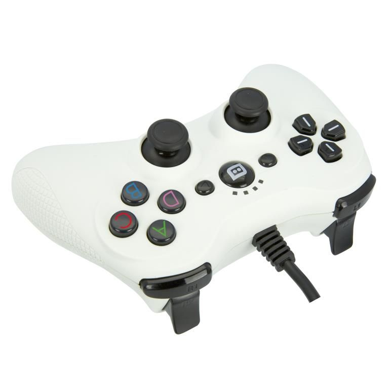 Konix 3328170240932 Gaming Controller White USB Gamepad Analogue / Digital PC, Playstation 3 – image 3