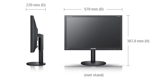 Samsung BX2440 computer monitor – image 8