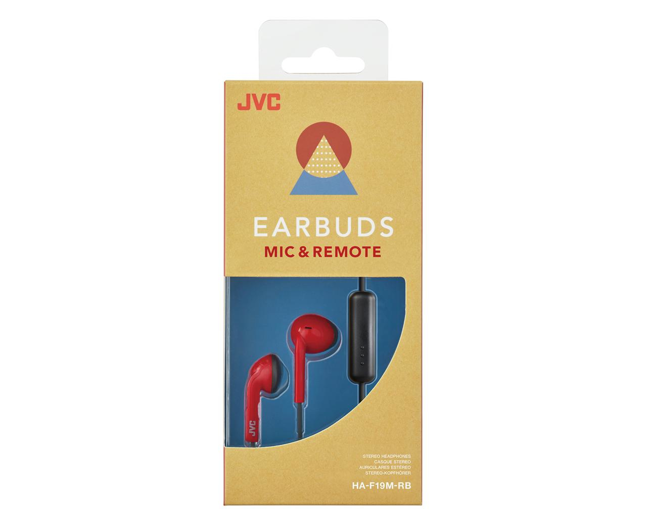 JVC HA-F19M-RB headphones/headset Wired In-ear Calls/Music Red – image 3