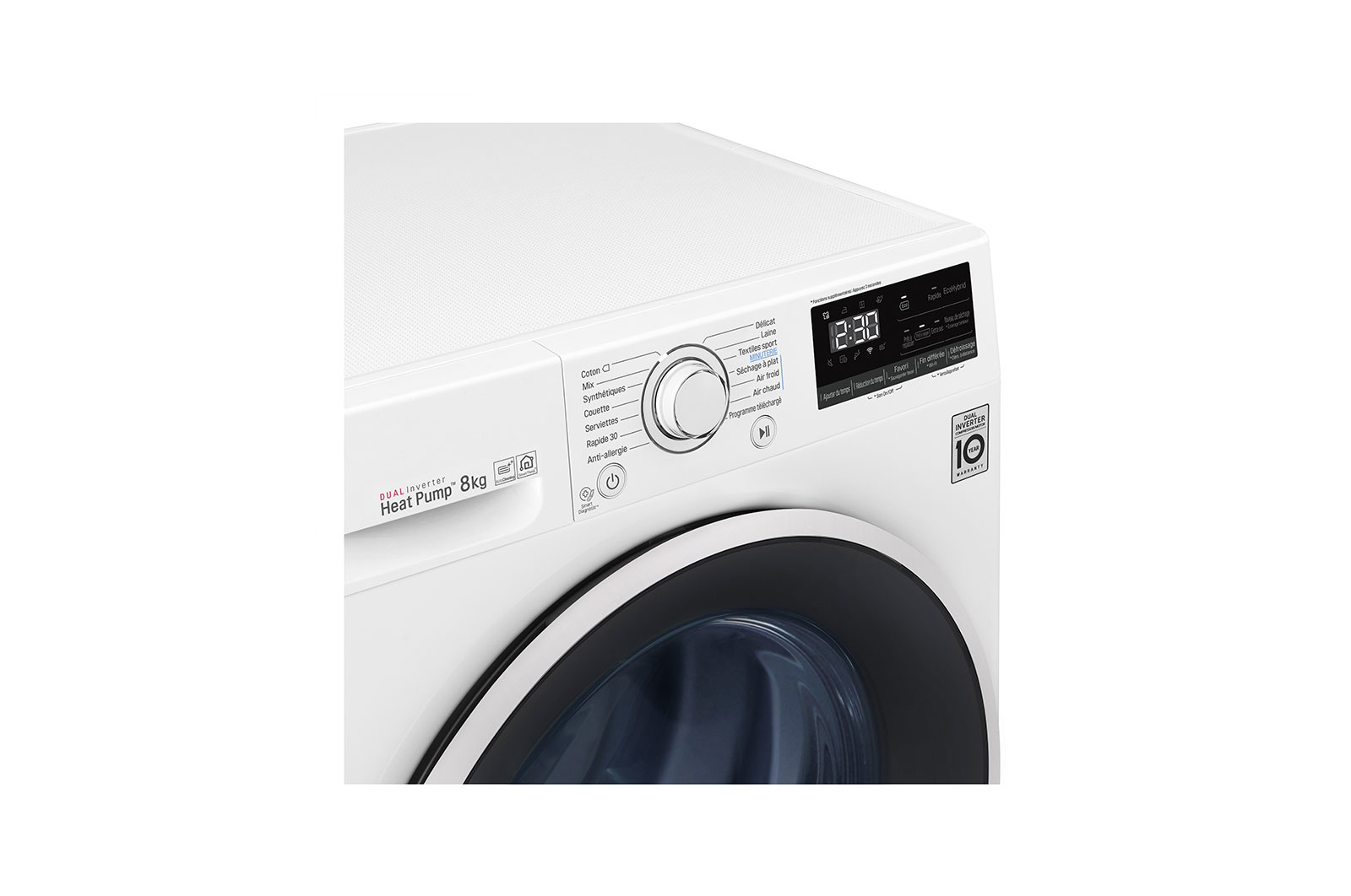 LG RH8030WH tumble dryer Freestanding Front-load – image 6