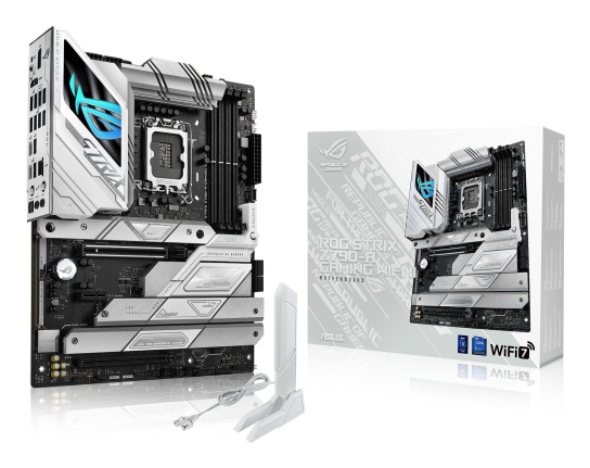 ASUS ROG STRIX Z790-A GAMING WIFI II LGA1700 ATX gaming MB - Intel Z790 4xDIMM DDR5 5xM.2 4xSATA PCIe 5.0 2.5Gb Ethernet WiFi 7 + Bluetooth 1xDisplayPort 1xHDMI with Aura Sync support