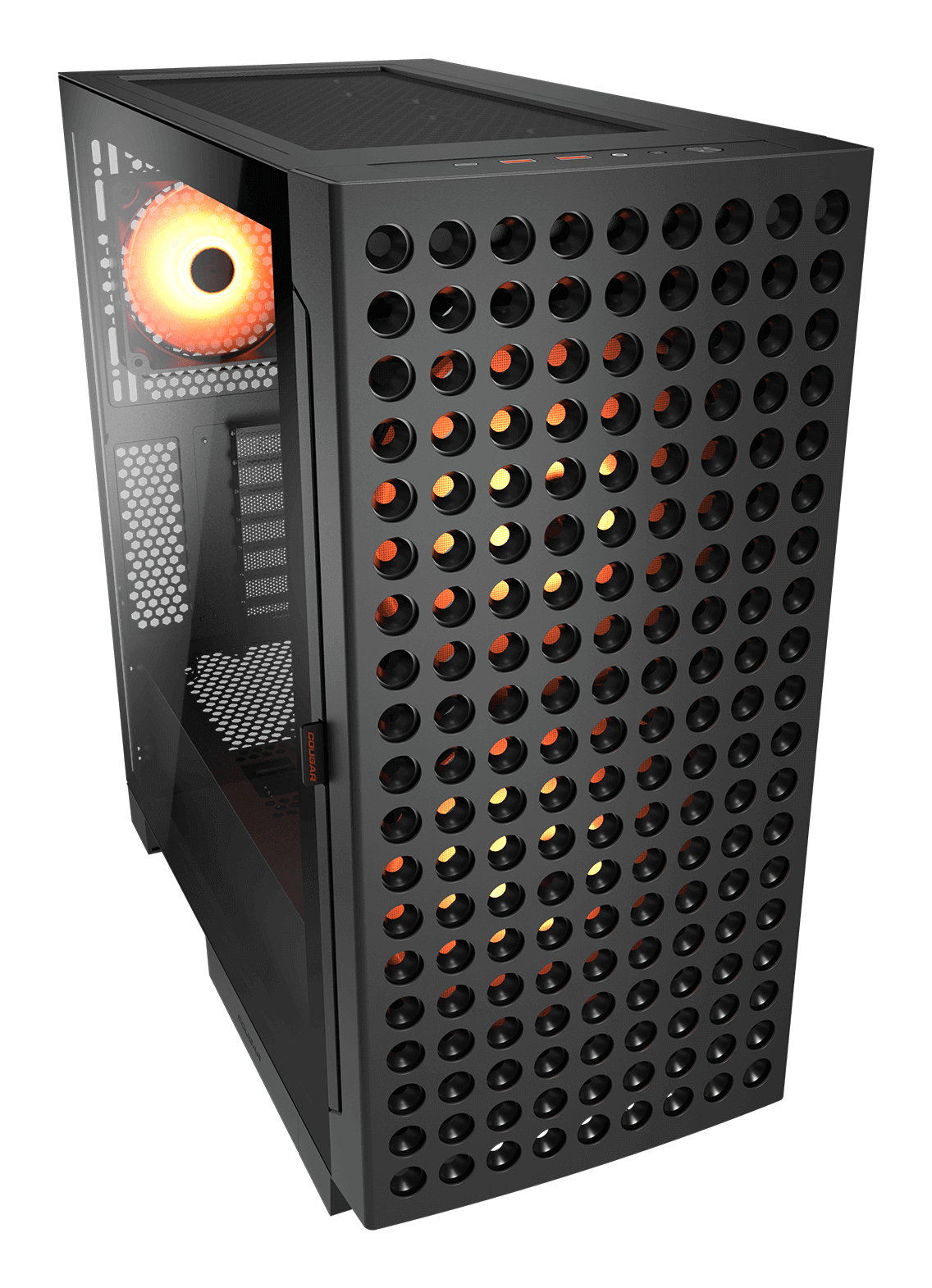 COUGAR Midi Tower Case, Airface ECO, ARGB, Black – image 2