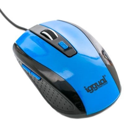 iggual PSI09087 mouse Office Right-hand USB Type-A Optical 1200 DPI