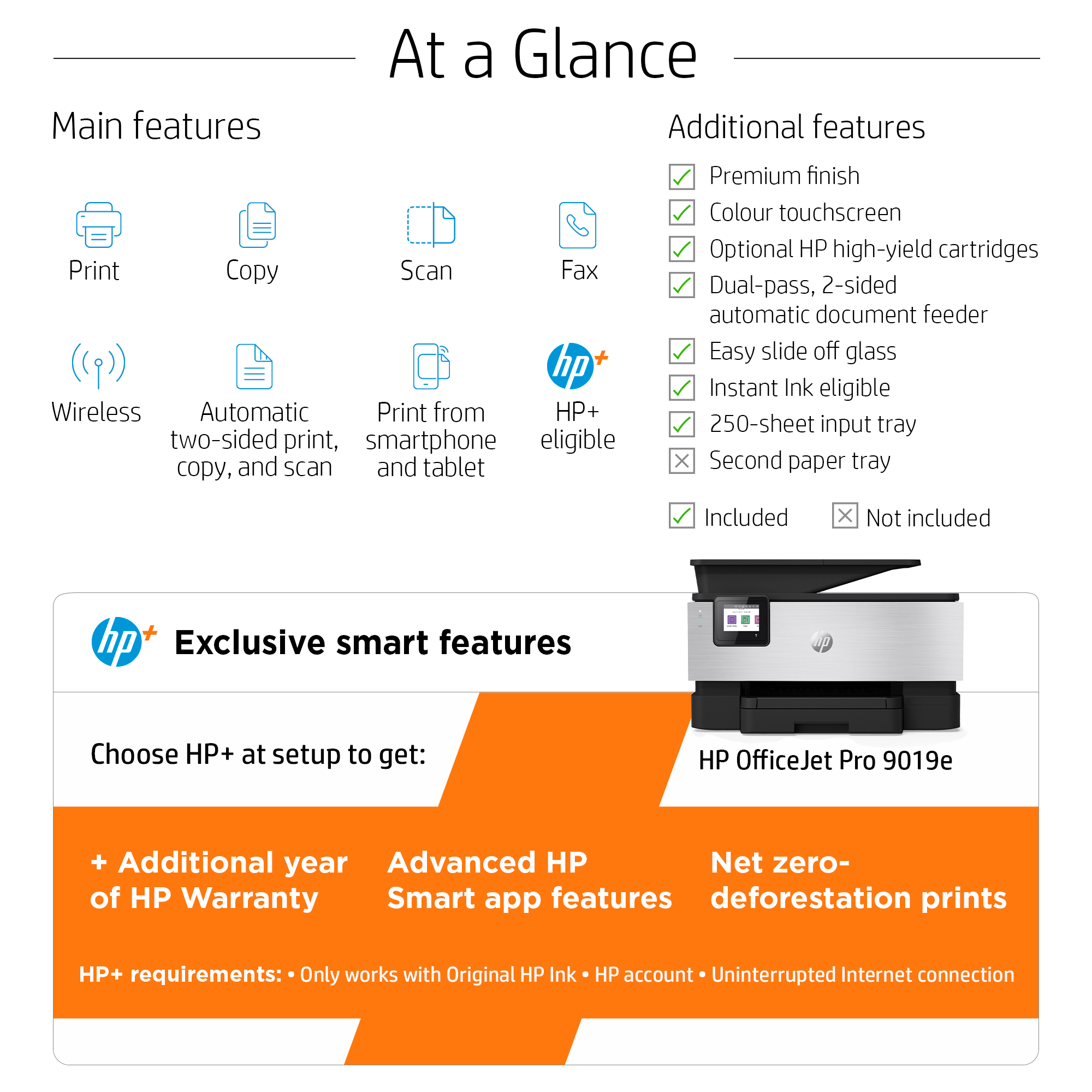 HP OfficeJet Pro 9019e All-in-One Prntr – image 6