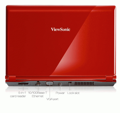 Viewsonic VNB101EAFF-E netbook Intel Atom® N280 – image 2