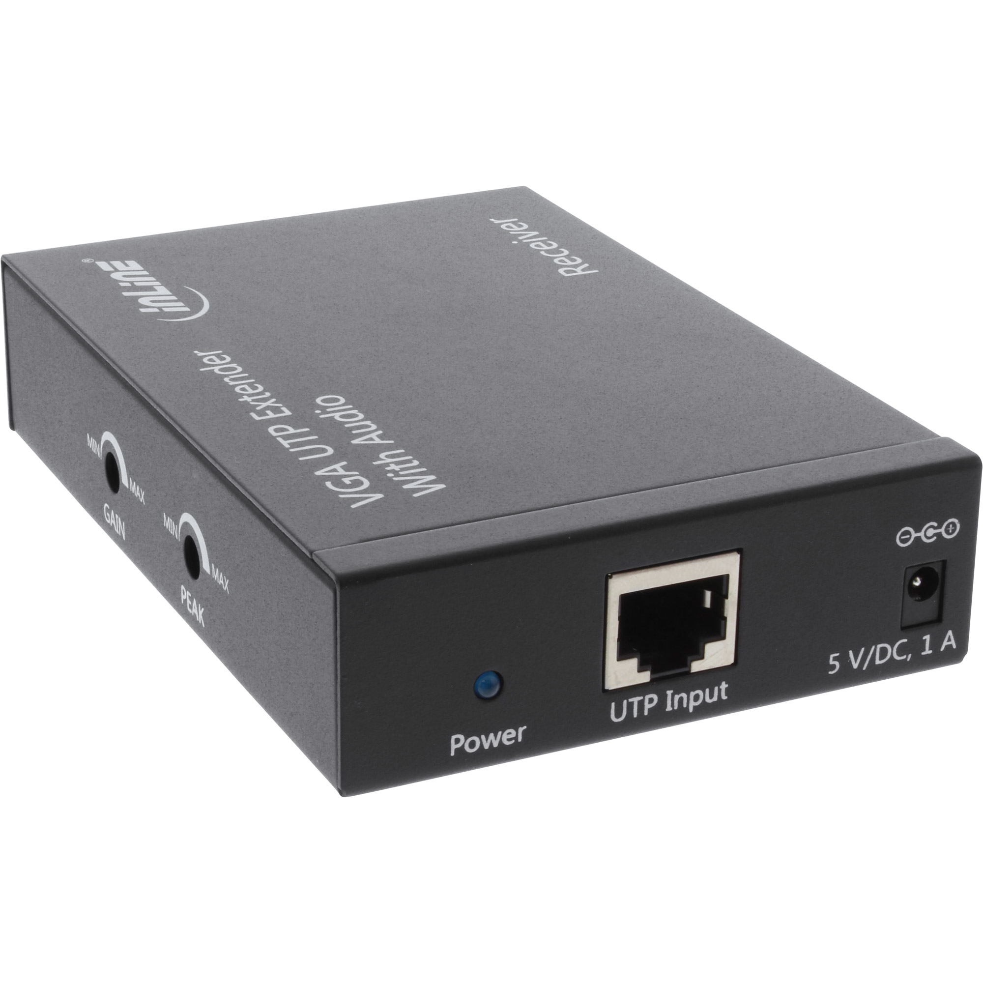 InLine VGA + Audio Extender Receiver max. 300m via UTP / STP network Cable RJ45 – image 2