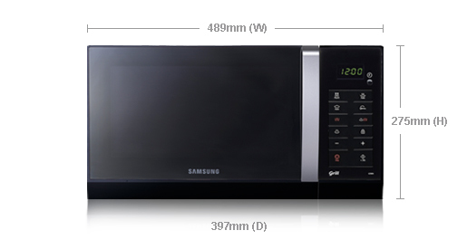 Samsung GE86N-B microwave Black – image 2