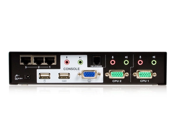 StarTech.com 2 Port USB KVM Switch Audio & Ethernet Hub – image 3