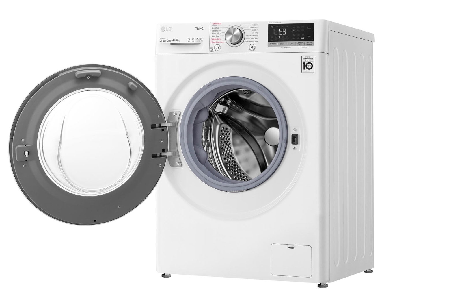 LG F4DV508S2WE washer dryer Freestanding Front-load White – image 8