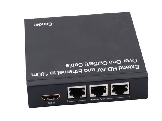 Microconnect HDMEX100 network extender Network transmitter & receiver Black – image 3