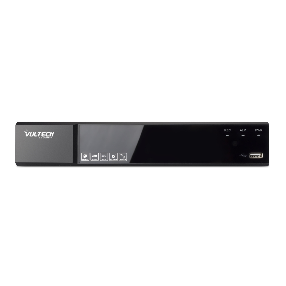 Vultech Security Network Video Recorder 4 Canali POE …