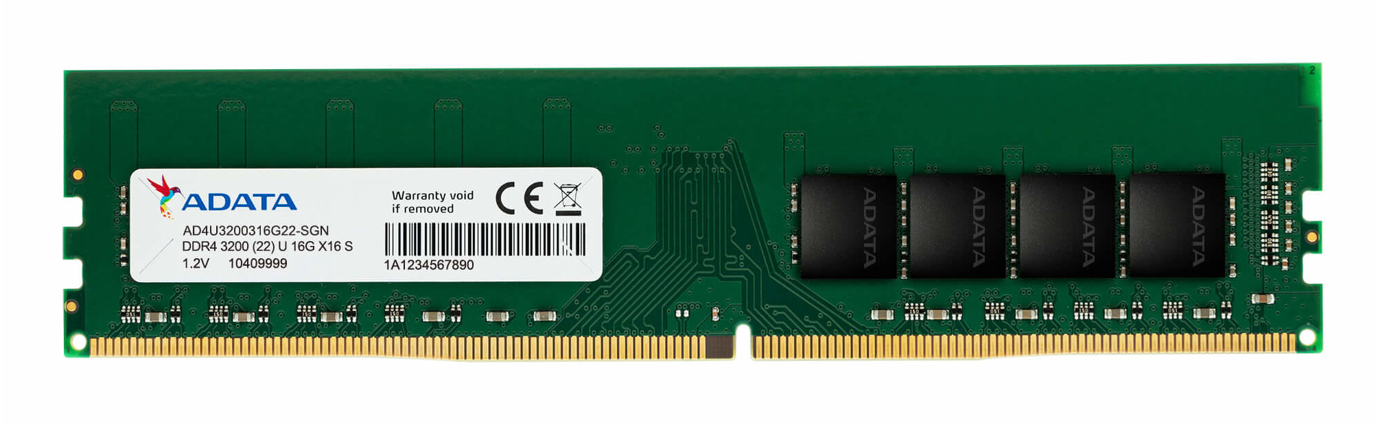 Memoria RAM ADATA Premier - DDR4 - 16GB - 3200MHz - AD4U320016G22-SGN