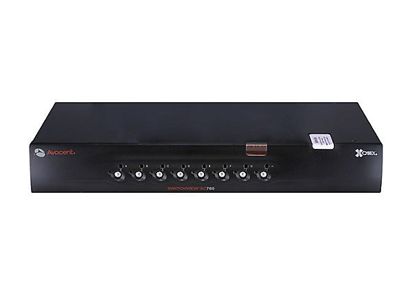 Vertiv SwitchView SC780-202 KVM switch Black