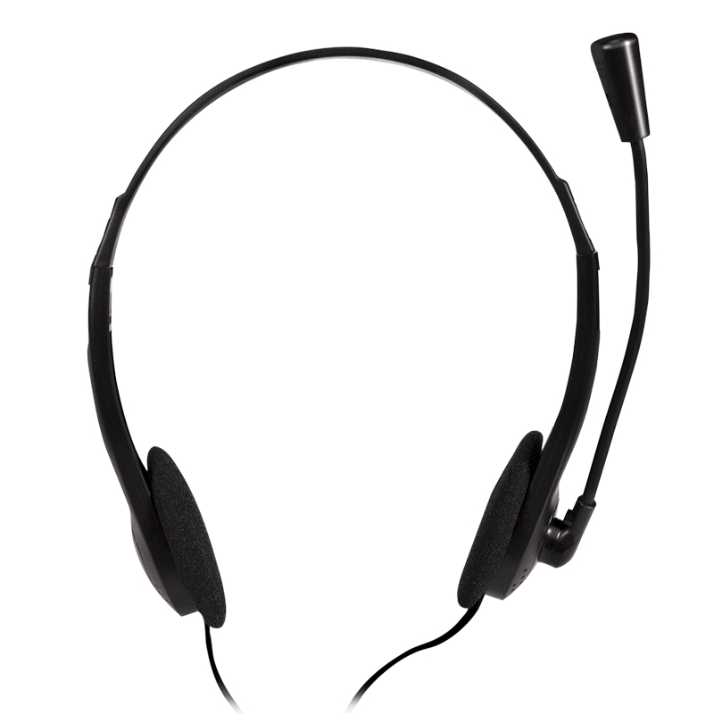 LogiLink HS0052 headphones/headset Wired Head-band Office/Call center Black – image 2
