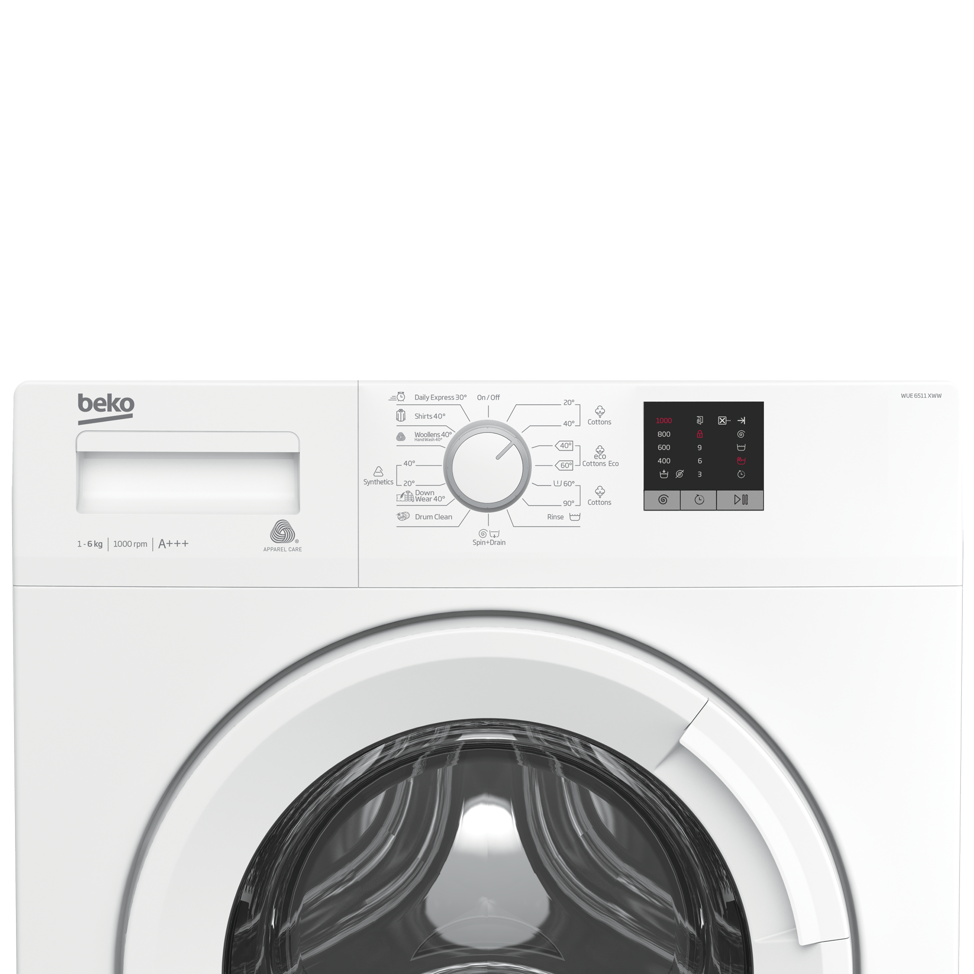 Beko WUE6511XWW washing machine Front-load – image 4