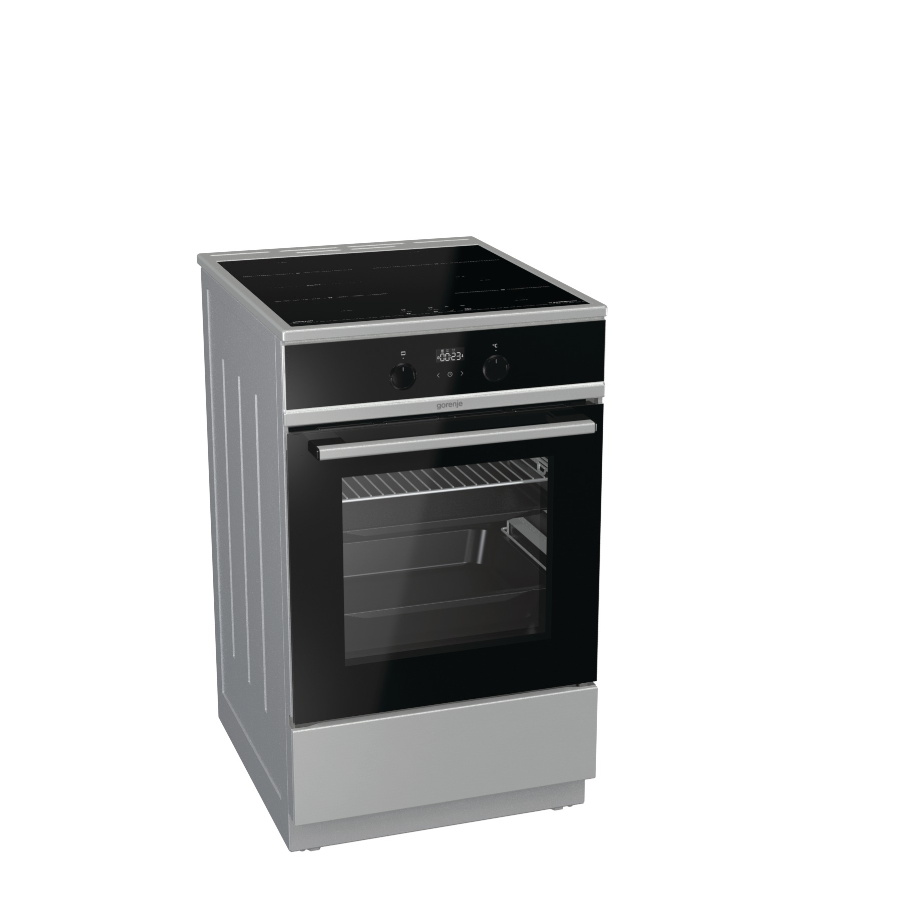 Gorenje EIT5356XPG Freestanding cooker Electric Zone induction hob Stainless steel – image 1