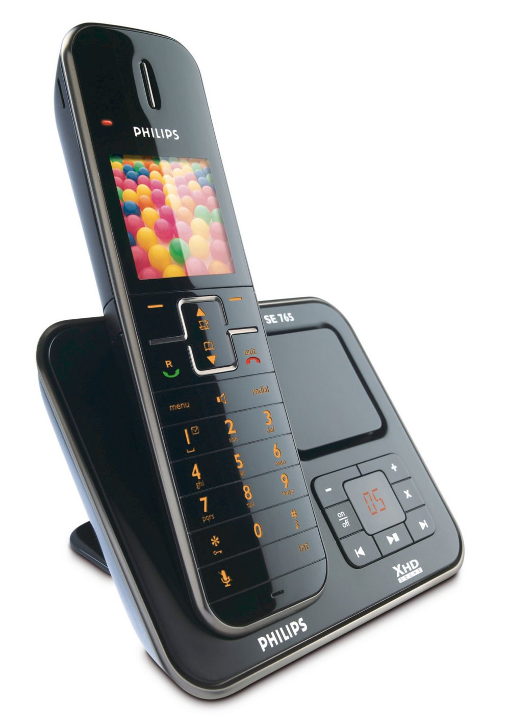 Philips Perfect sound SE7651B/22 telephone DECT telephone Caller ID Black