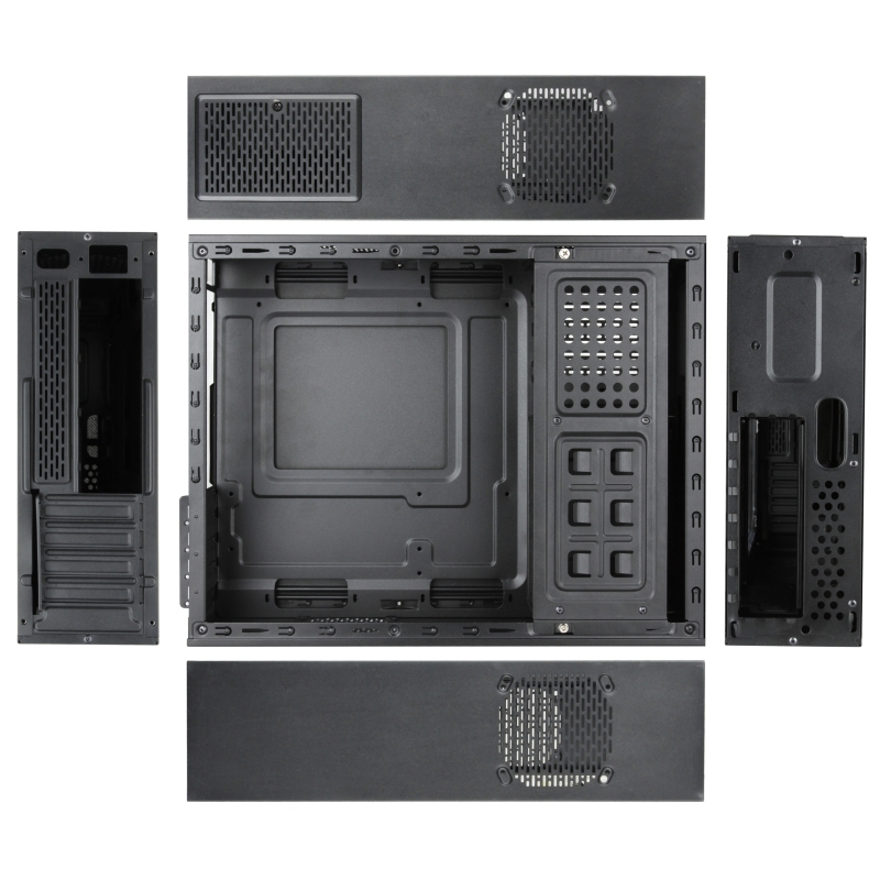 TooQ TQC-3005D-450 computer case Desktop Black – image 4