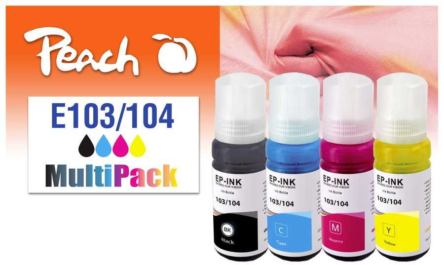 Peach 321330 ink cartridge 4 pc(s) Compatible Standard Yield Black, Cyan, Magenta, Yellow