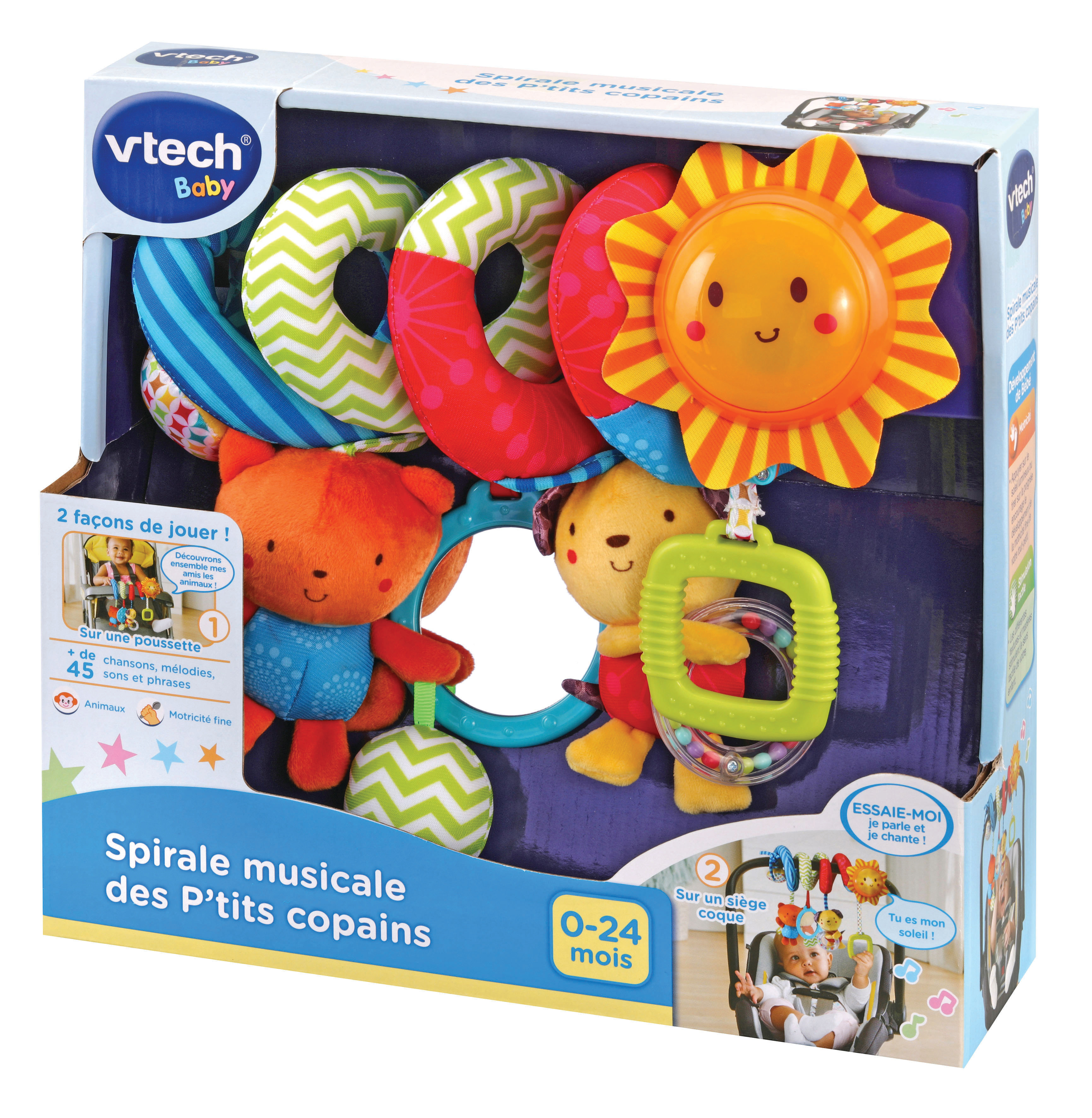 Resim VTech 80-522105 Çok Renkli Kumaş Oyuncak Erkek/Kız