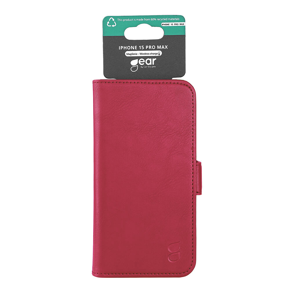 Gear Wallet Case 3 Card Slots Magseries Deep Red - iPhone 15 Pro Max – image 2