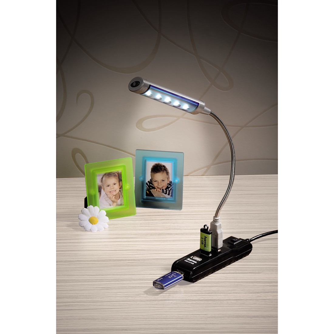 Hama 00054590 interface hub USB 2.0 480 Mbit/s Black – image 2