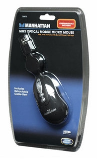 Manhattan MM3 mouse USB Type-A Optical 800 DPI – image 5