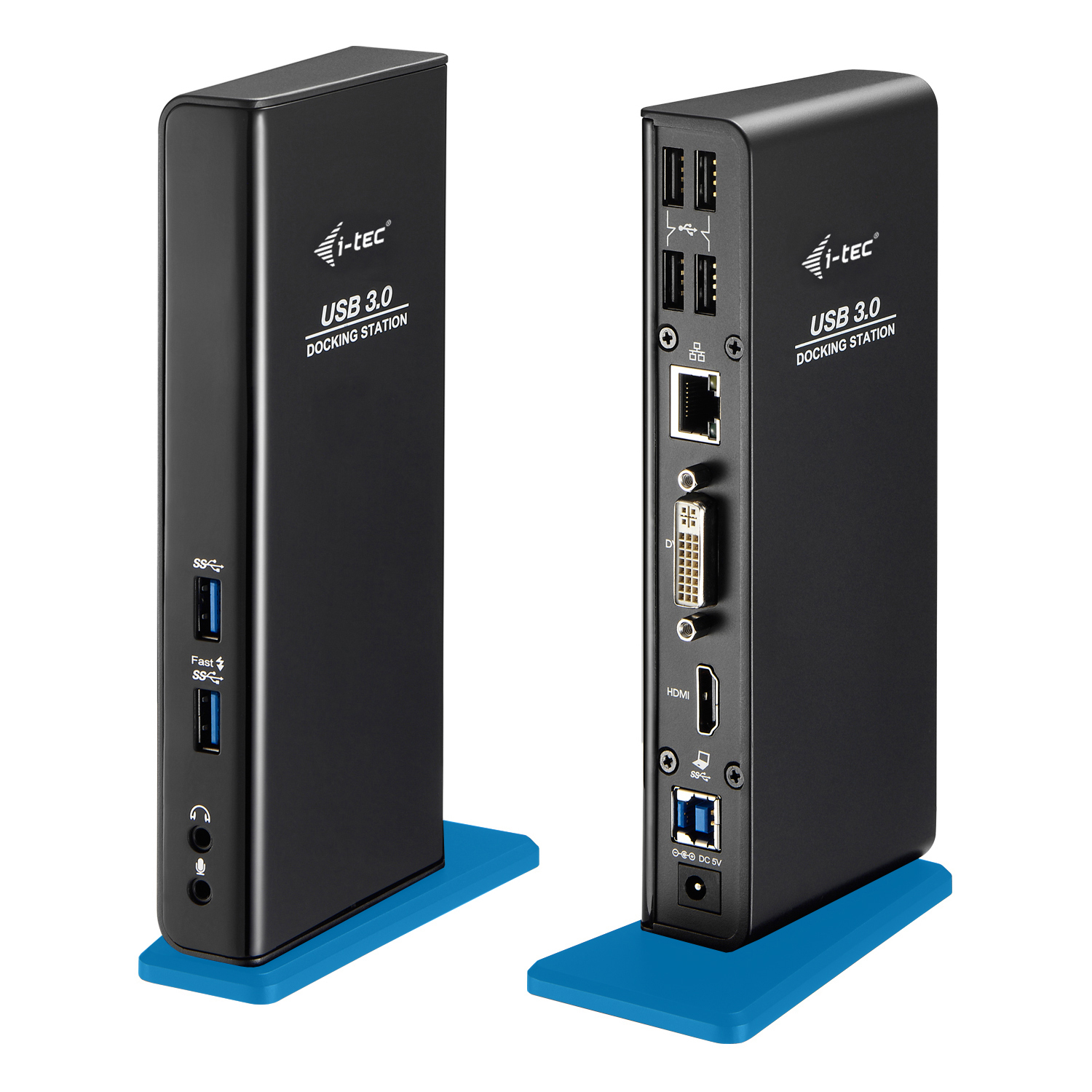 i-tec USB 3.0 Dual Docking Station HDMI DVI – image 1