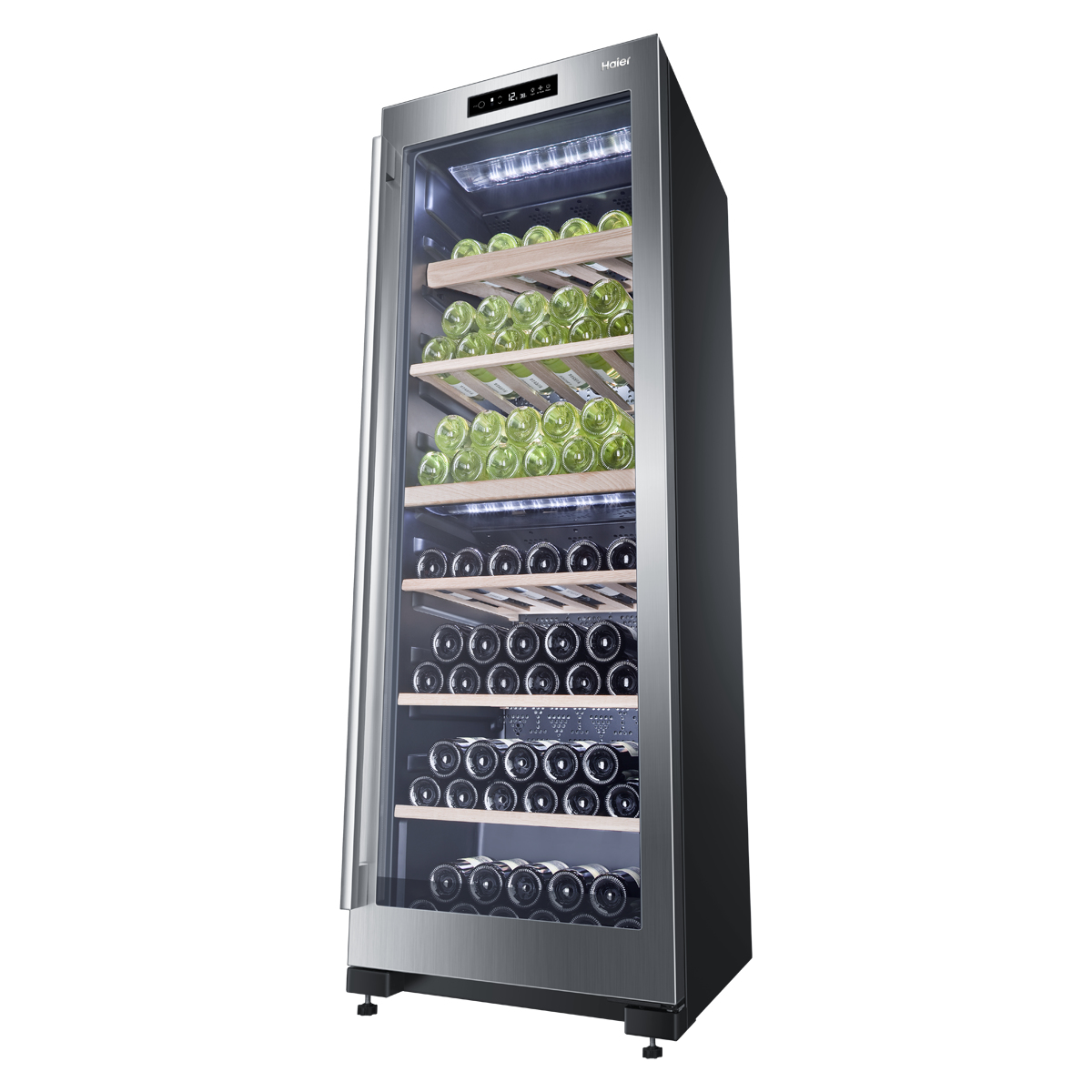 Haier WS136GDBI wine cooler Freestanding Black 136 bottle(s) – image 3