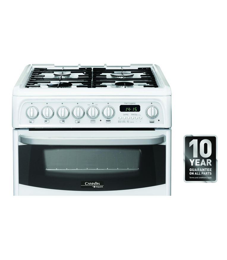 Hotpoint CH60DHWFS cooker Freestanding cooker Electric Gas White – image 3