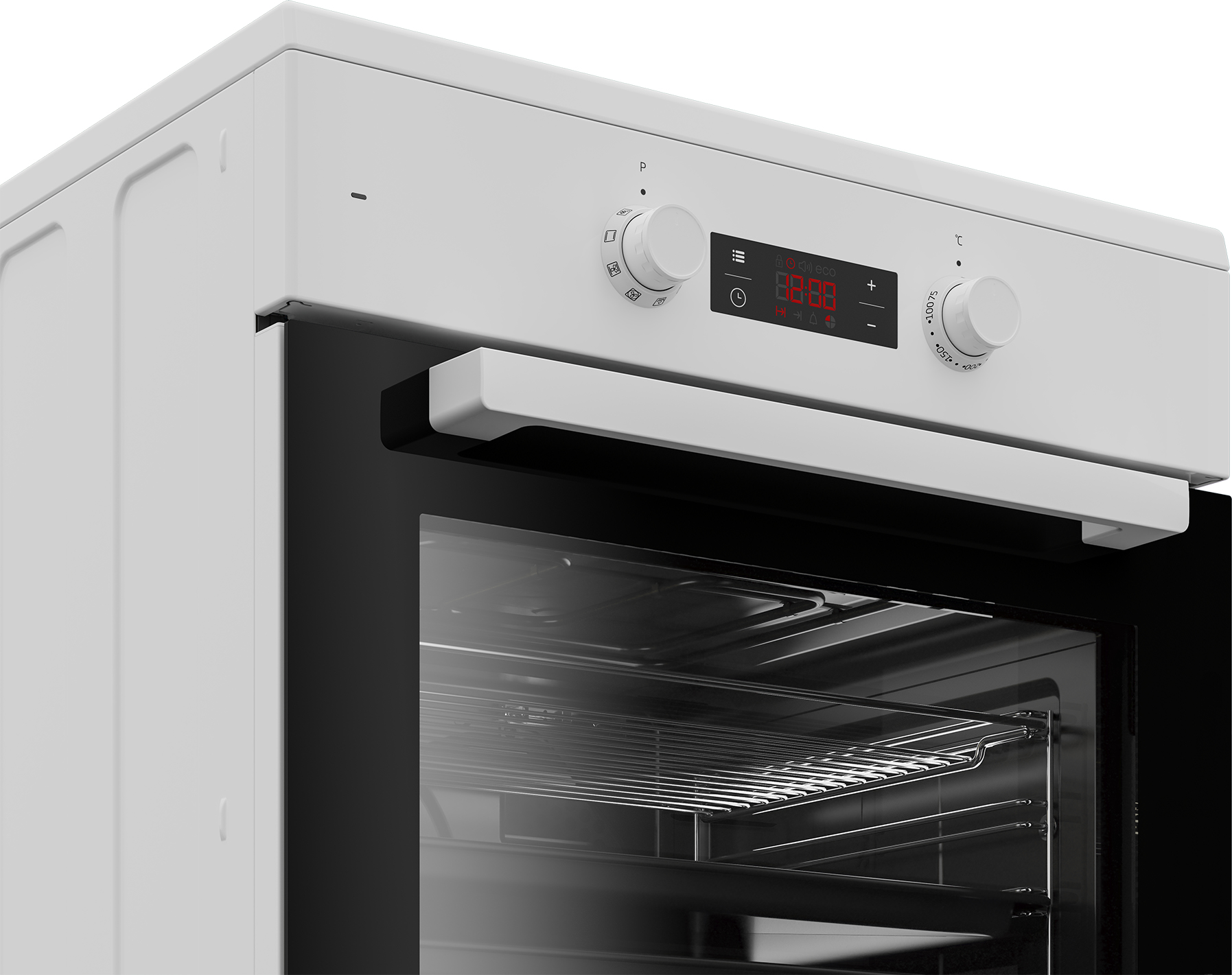 Beko FSM69301GWS cooker Freestanding cooker Electric Zone induction hob White – image 3