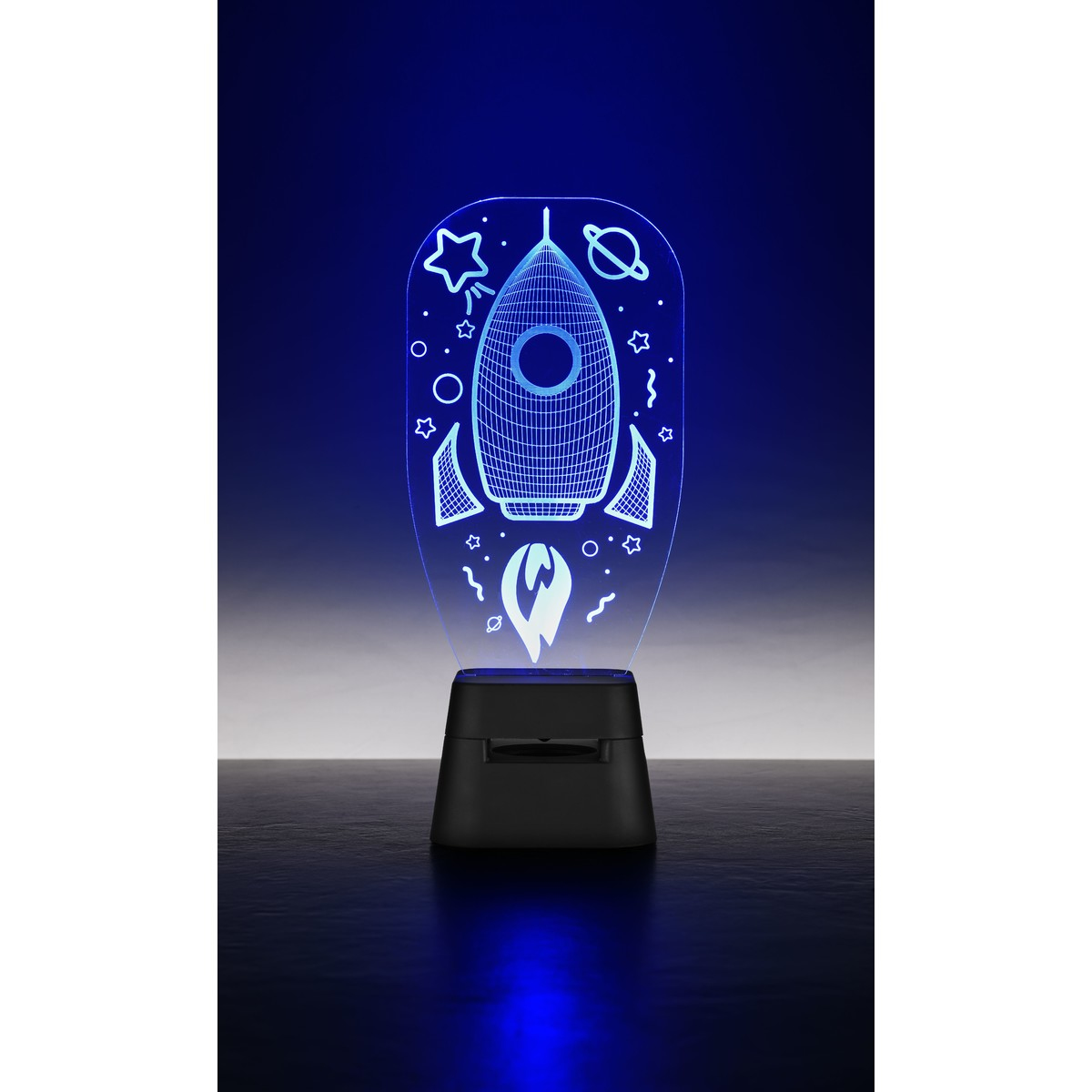 Tech Pop Speaker Bluetooth LED Lights Rocket – image 4