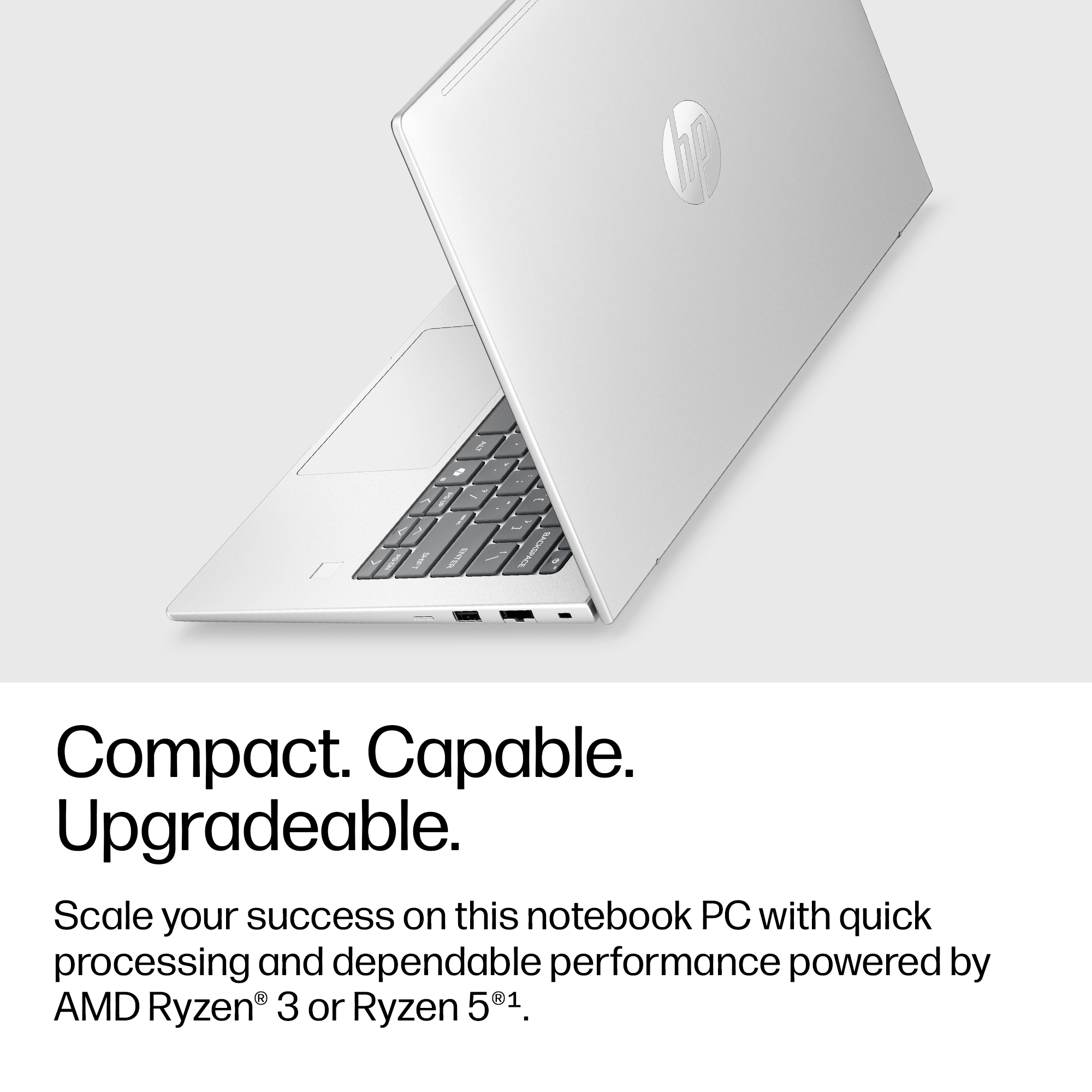 HP DX4Z9AT laptop AMD Ryzen™ 5 220 35.6 cm (14″) WUXGA 16 GB DDR5-SDRAM 512 GB SSD Wi-Fi 6E (802.11ax) FreeDOS Silver image 7