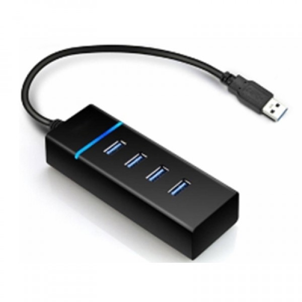 Ewent EW1133 interface hub USB 3.2 Gen 1 (3.1 Gen 1) Type-A 5000 Mbit/s Black