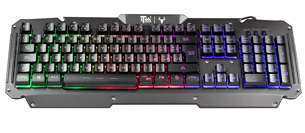 itek ITKT21B keyboard Gaming USB QWERTY Italian Black