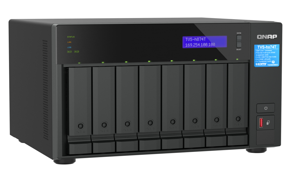 QNAP TVS-h874T NAS Tower Intel® Core™ i7 – image 5