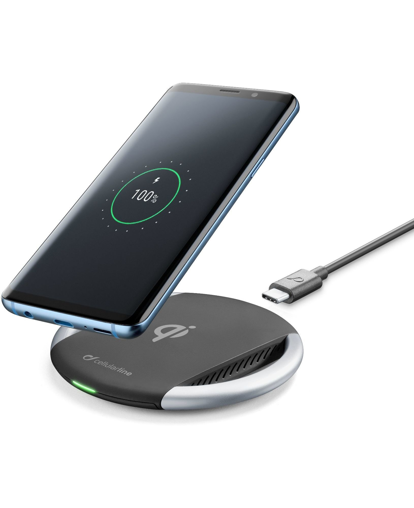 Cellularline Arena Wireless Charger - Apple, Samsung and other Wireless Smartphones