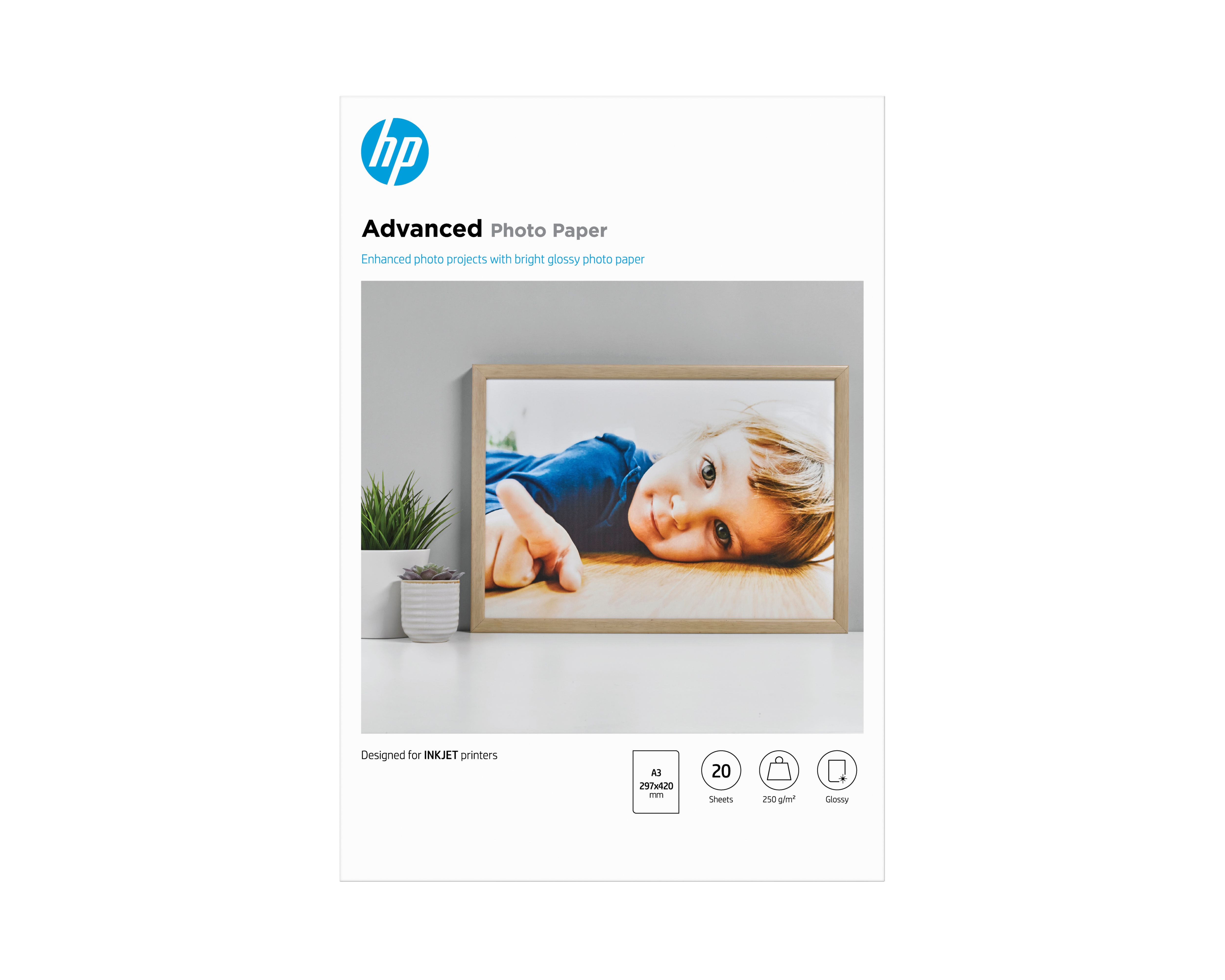 HP Advanced Photo Paper - Glänzend - A3