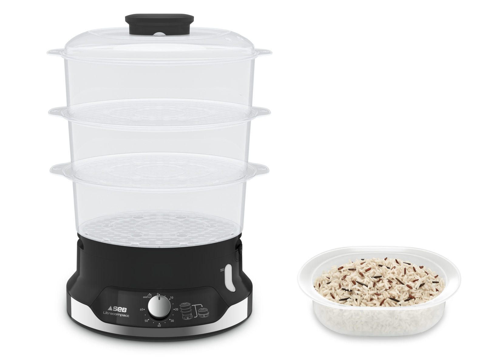 Ultracompact VC2048 steam cooker 3 basket(s) Freestanding
