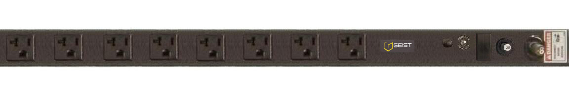 Vertiv NSVKN080-102R20TL power distribution unit (PDU) 8 AC outlet(s) 0U Black