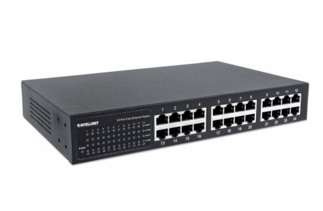 Intellinet 560924 network switch Unmanaged L2 Fast Ethernet (10/100) 1U Black – image 2