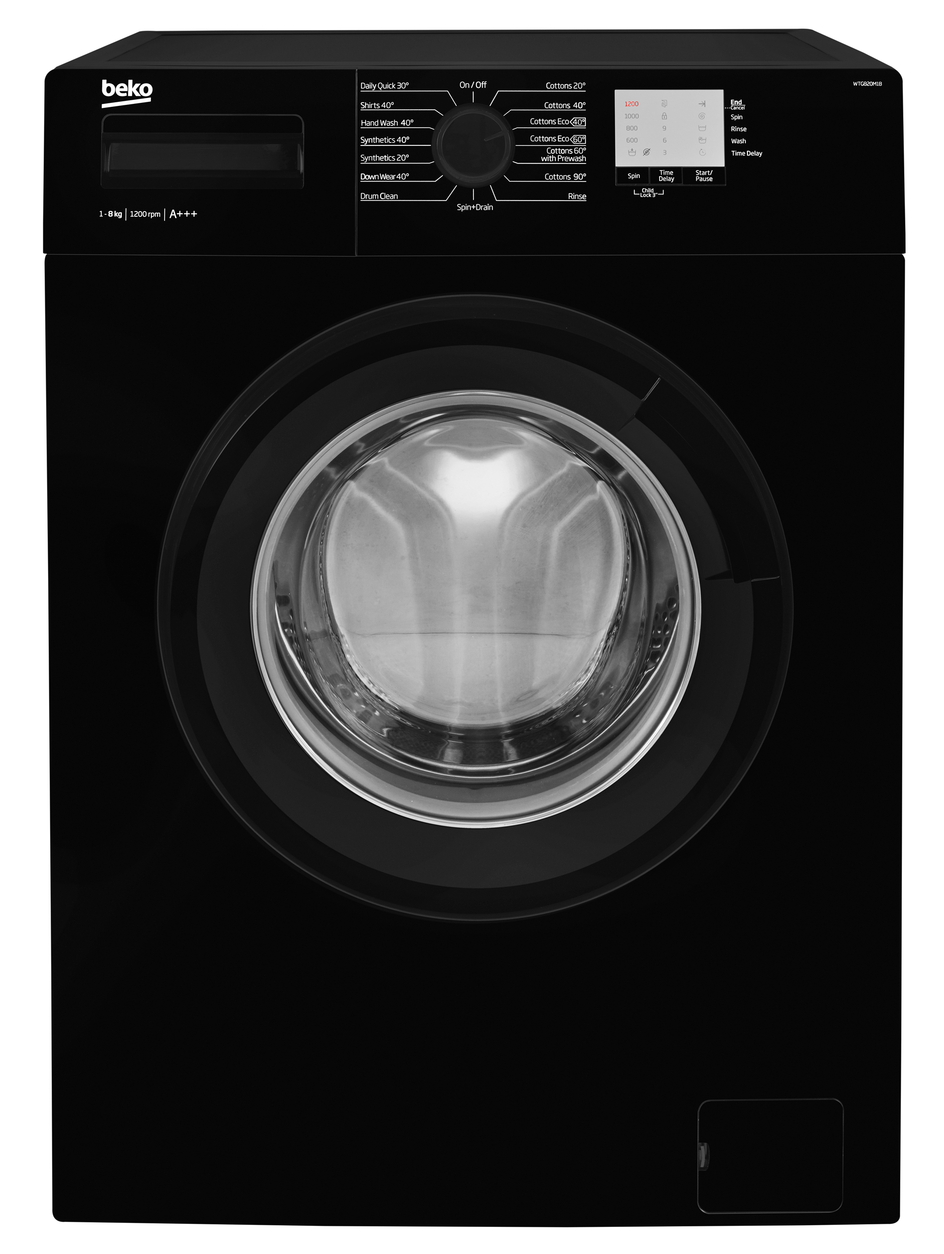 Beko WTG820M1B washing machine Front-load – image 2