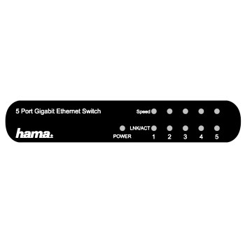 Hama 5-Port Switch 1000/100/10 Mbps – image 3