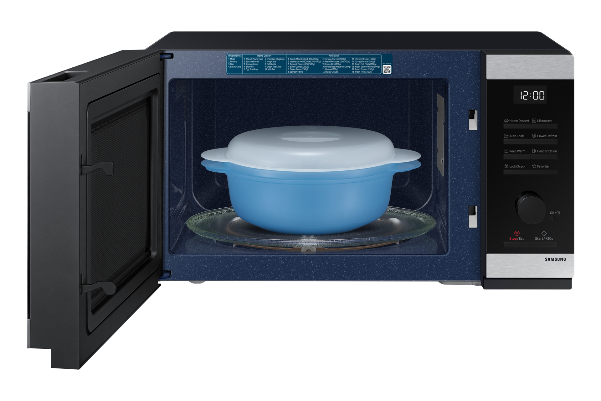 Samsung MS32DG4504GT Black, Stainless steel Solo microwave Countertop – image 9