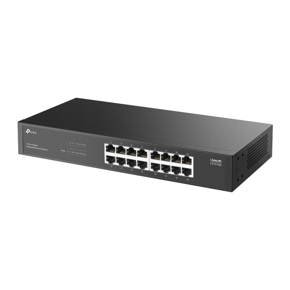 TP-Link LS1016G network switch Unmanaged Gigabit Ethernet (10/100/1000) Black – image 3