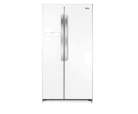 LG GSB325SWQV side-by-side refrigerator Freestanding – image 1