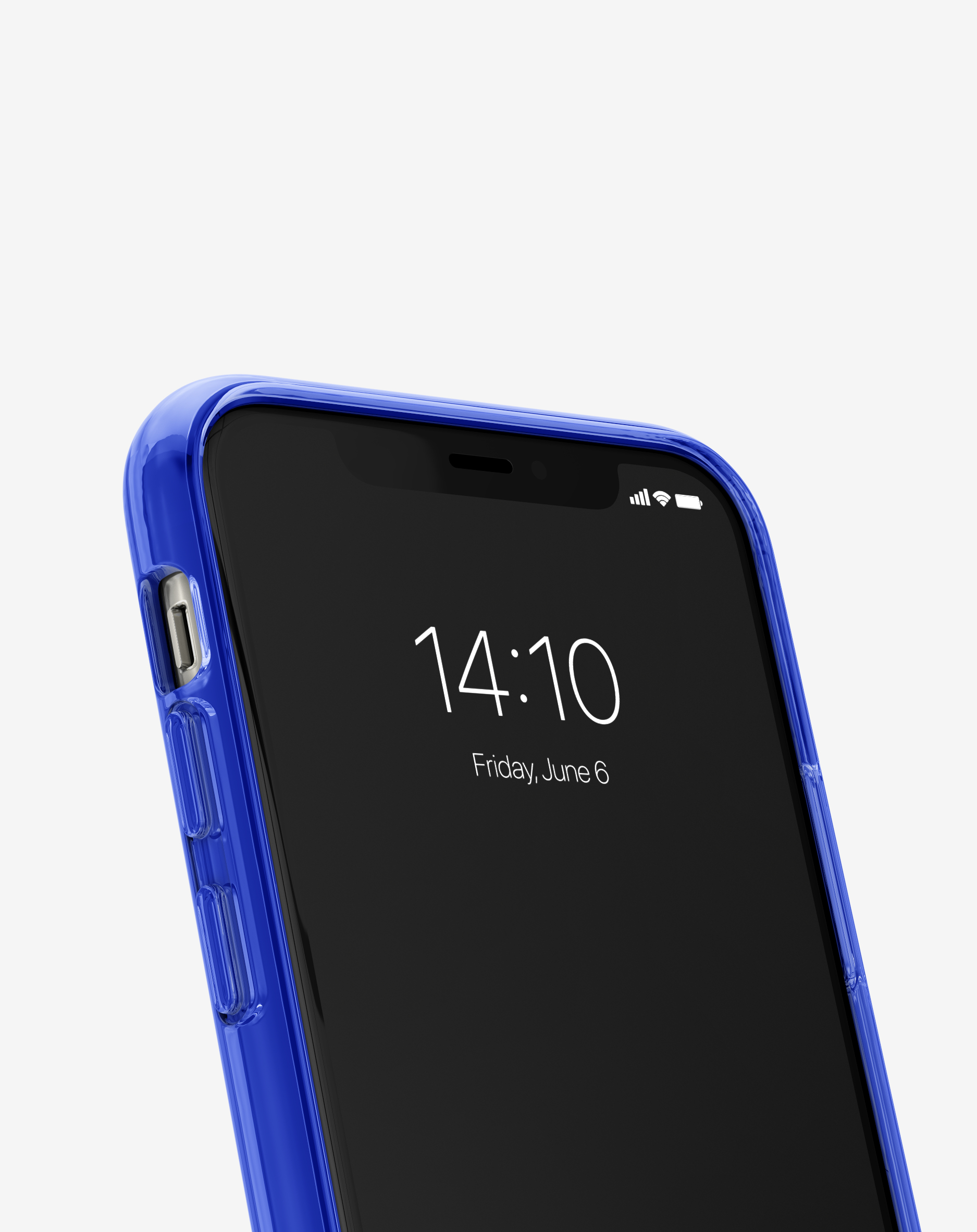 iDeal of Sweden Clear Case iPhone 11/XR Cobalt Blue – image 3