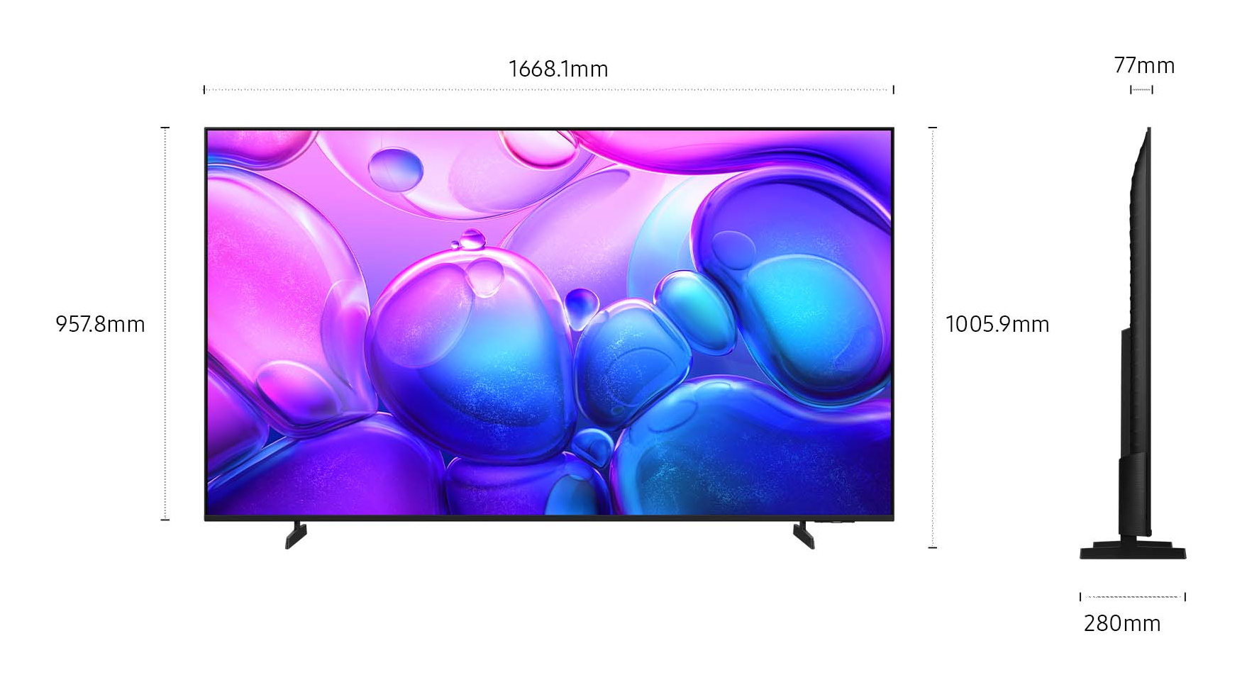 Samsung QE75Q6FAAU 190,5 cm (75 ) 4K Ultra HD Smart TV Wifi Noir Neuf — photo 4