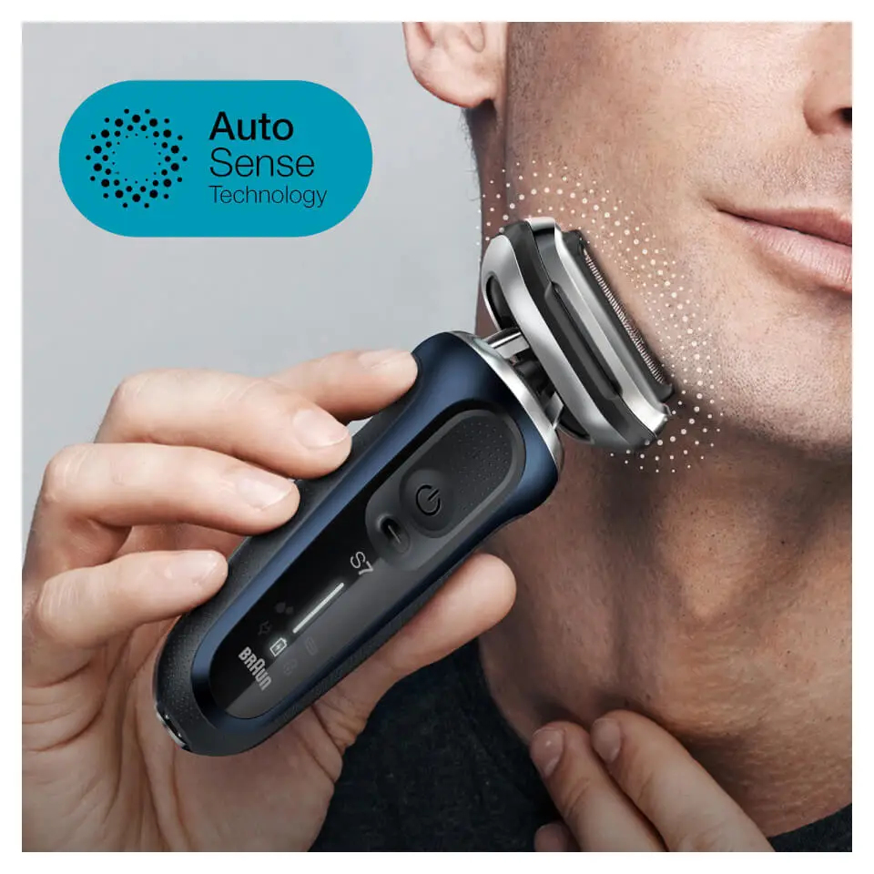 Braun Series 7 71-B1200s Foil shaver Trimmer Blue – image 4