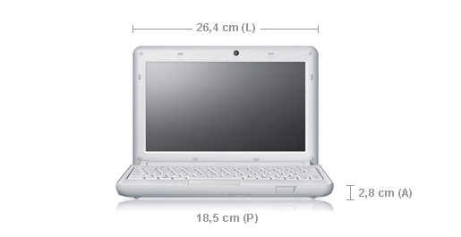 Samsung N130-JA04IT Intel Pentium Mobile N270 Netbook – image 6